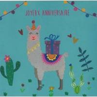 Carte Sophie Zazzeroni Joyeux Anniversaire Le Lama