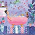 Carte Mila Marquis Le bain moussant "bulles en coeur"