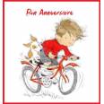 Carte Anniversaire Enfants Garçon et Vélo