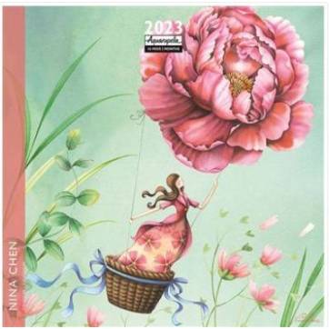 Calendrier Nina Chen 2023 16 x16  La Montgolfière rose