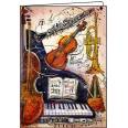 Cahier Instruments de musique 14,8 x 21 cm