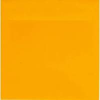 Enveloppe carrée orange mate