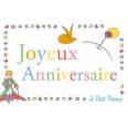 Carte Le Petit Prince Joyeux Anniversaire Le Renard