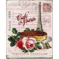 Carte artisanale Vintage "Café de Paris"